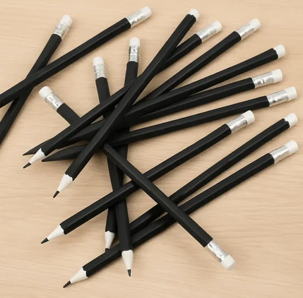black pencils with eraser black pencils with eraser
